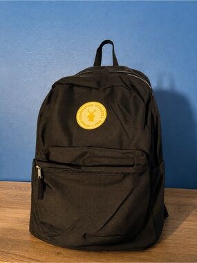 Dutch Bros Backpack with Yellow Logo Patch
